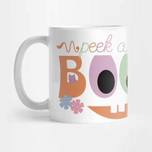 Peek-a-Boo Halloween Jack-o-lantern Mug